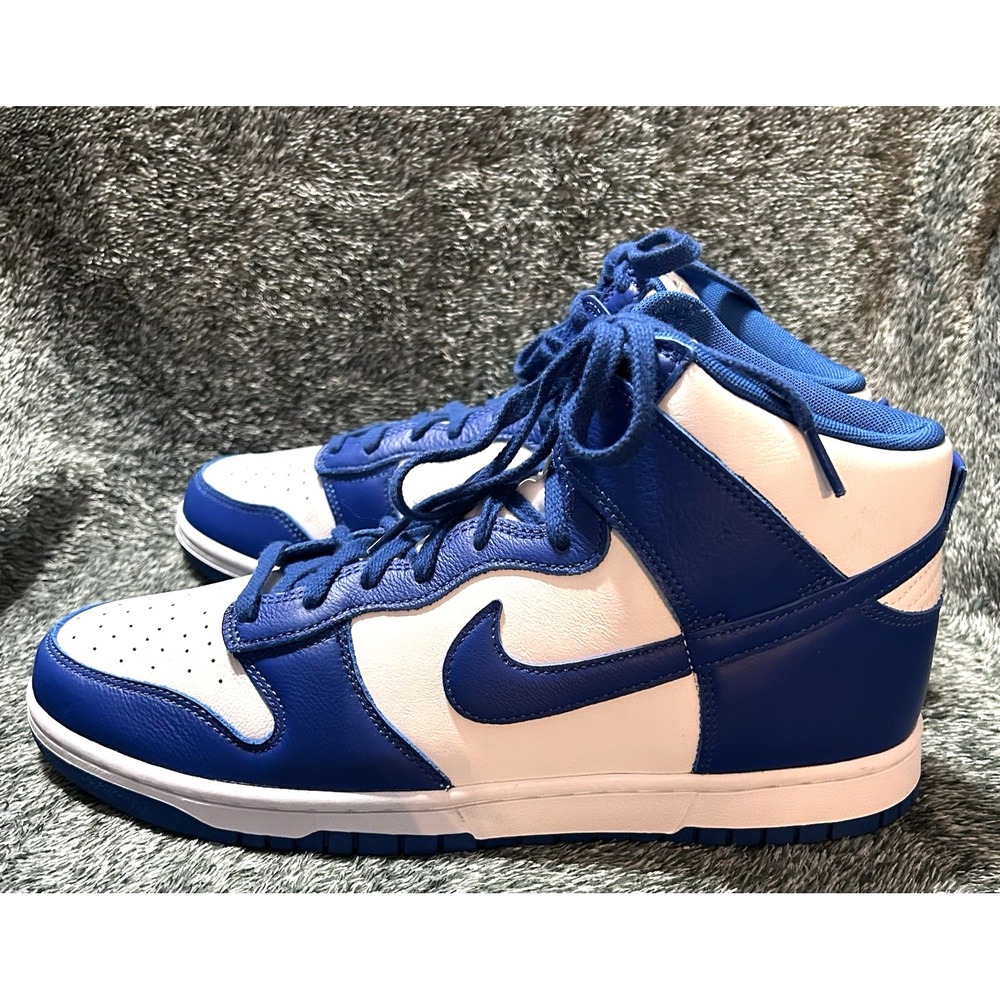 Nike Dunk High Retro SE Kentucky White Game Royal Blue Size 11.5 HF3143-100